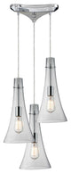Menlow Park 3-Light Pendant, Polished Chrome