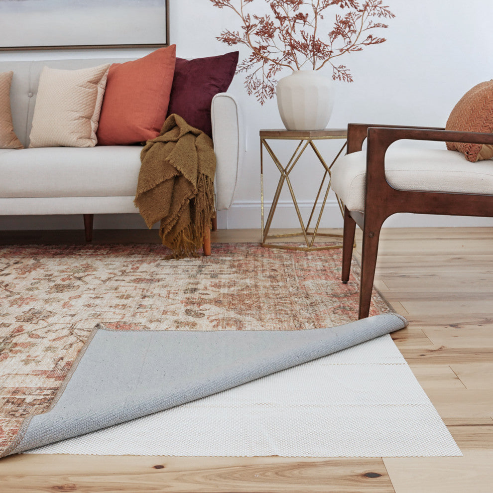 Super Grip Traditional Area Rug Pad, Cream, 2.7''x10''