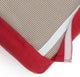 Cannes 2 Piece Aluminum Outdoor Patio Club Chairs, Red
