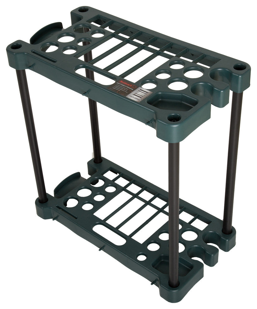 Stalwart Compact Garden Tool Storage Rack, Fits Over 30 Tools