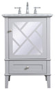 Elegant VF30224GR 24"Single Bathroom Vanity Set, Gray