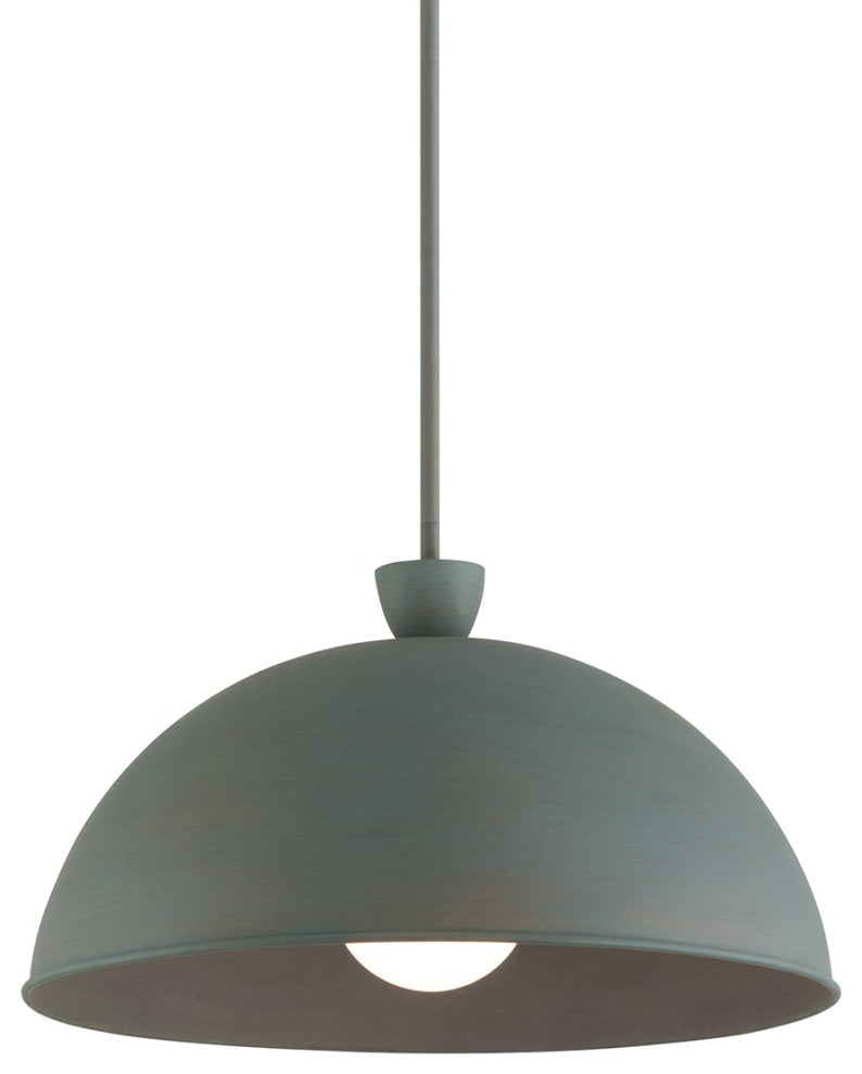Tygo 1 Light Large Pendant, Verdigris
