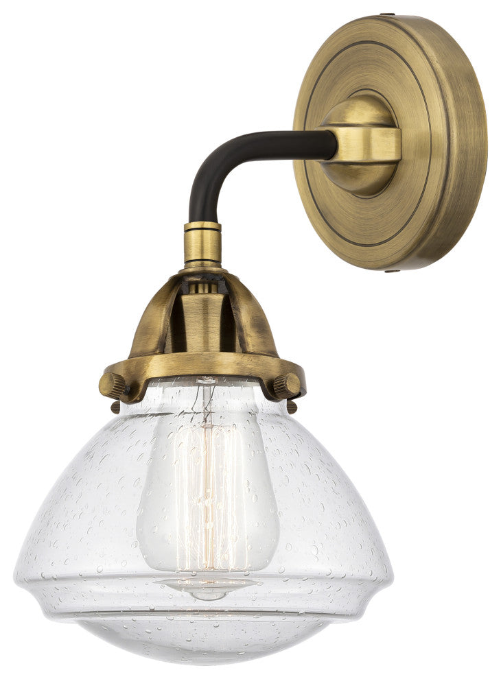Innovations 288-1W-BAB-G324 1-Light Sconce, Black Antique Brass