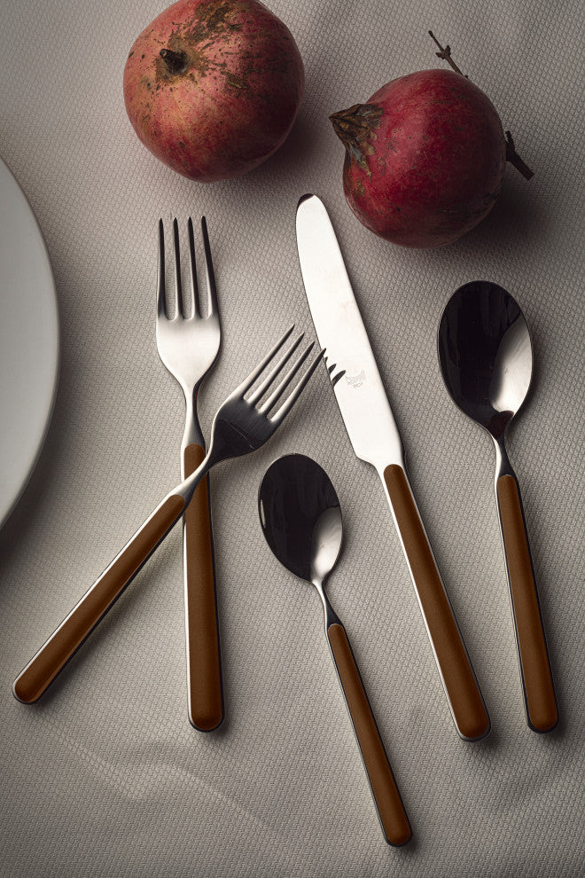 Fantasia Flatware Set, Tobacco, 20 Pcs.