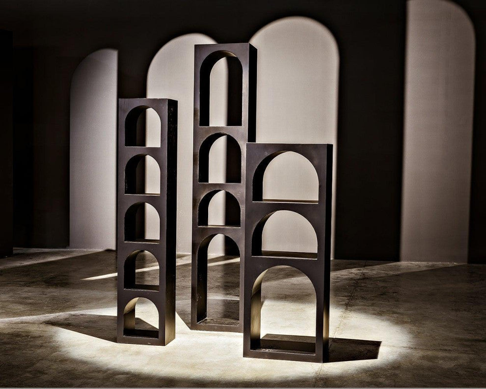 Matte Black Metal Traditional Floor Lamp