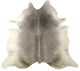 6.5' Grey Brazilian Natural Cowhide Area Rug
