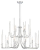 Laretto 12-Light Chandelier, Chrome