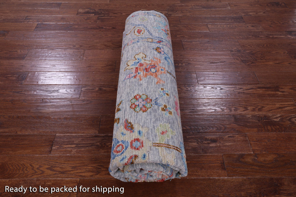 Turkish Oushak Handmade Wool Rug 8' 1" X 10' 0" - Q14850