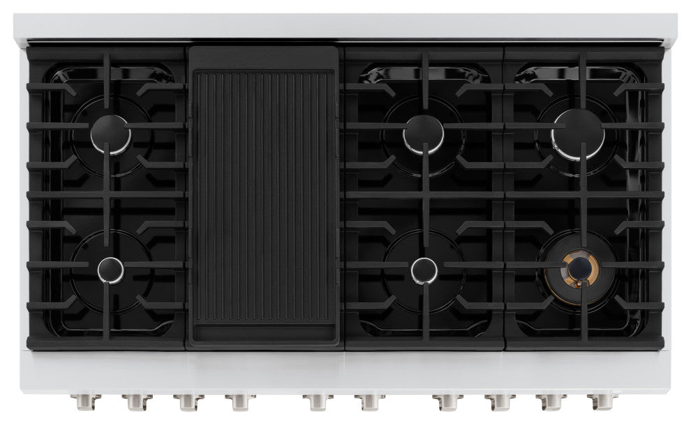 ZLINE 48 In. Freestanding Gas Range, Stainless Steel, SGR48