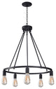 Kenroy 93565FGRPH 5-Light Chandelier, Hixon