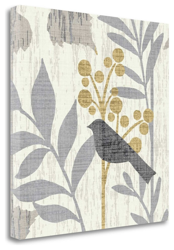 "Garden Leaves Square IV" By Wild Apple Portfolio, Giclee on Gallery Wrap Canvas