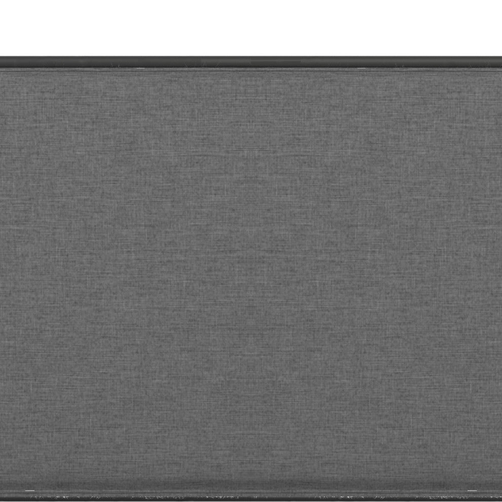 McArthur Metal and Upholstered Bed, Black, Queen