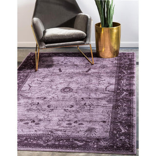 Rug Unique Loom La Jolla Violet Rectangular 3' 3 x 5' 3