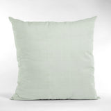 Baby Blue Solid Shiny Velvet Luxury Throw Pillow, Double sided 26"x26"