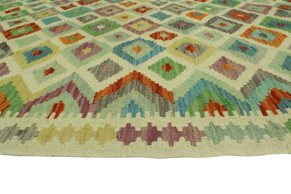Sangat Kilim Ferdows Ivory Rug