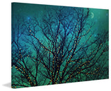 "Magical Night" Painting Print on Wrapped Canvas, 18x12