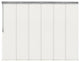Amour 6-Panel Track Extendable Vertical Blinds 98-130"W