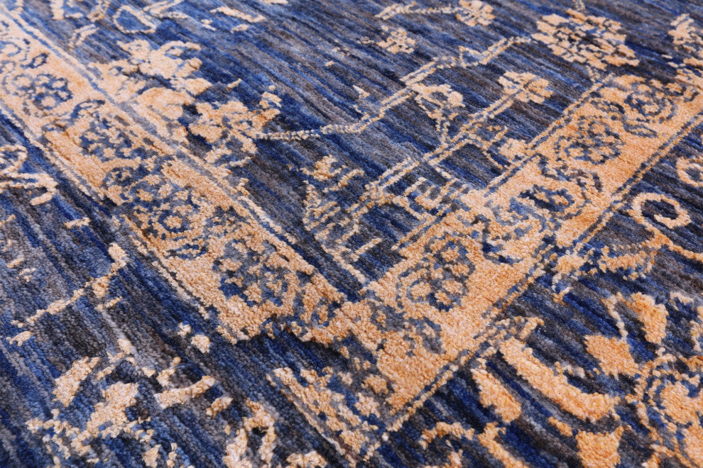 Wool & Silk Hand Knotted Persian Rug 8' 1" X 10' 1" - Q15801