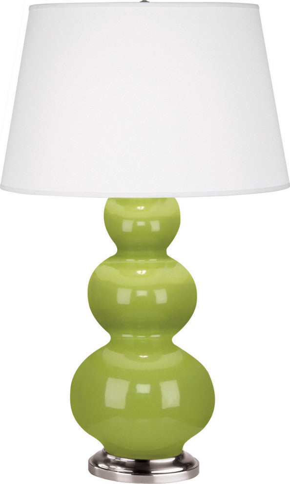 Robert Abbey RA-353X 1-Light Table Lamp, Triple Gourd