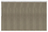 Alabaster 7-Panel Track Extendable Vertical Blinds 110-153"W