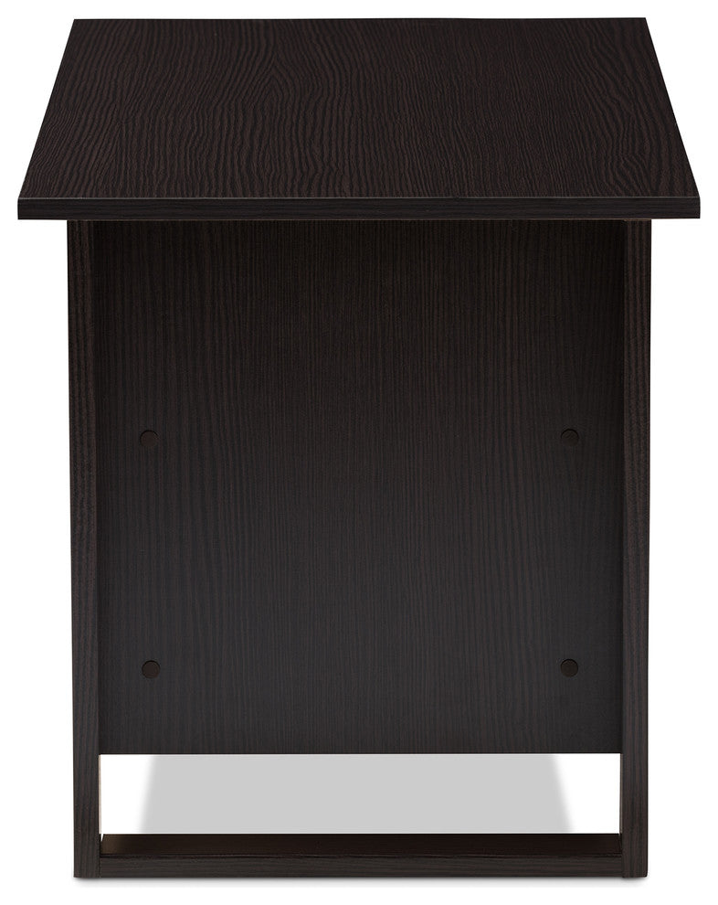 Nerissa Modern and Contemporary Wenge Brown Finished Coffee Table