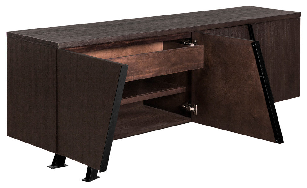 Pirate Brown Acacia Sideboard Cabinet