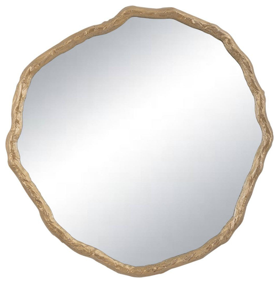 Vine Mirror Small, Antique Gold