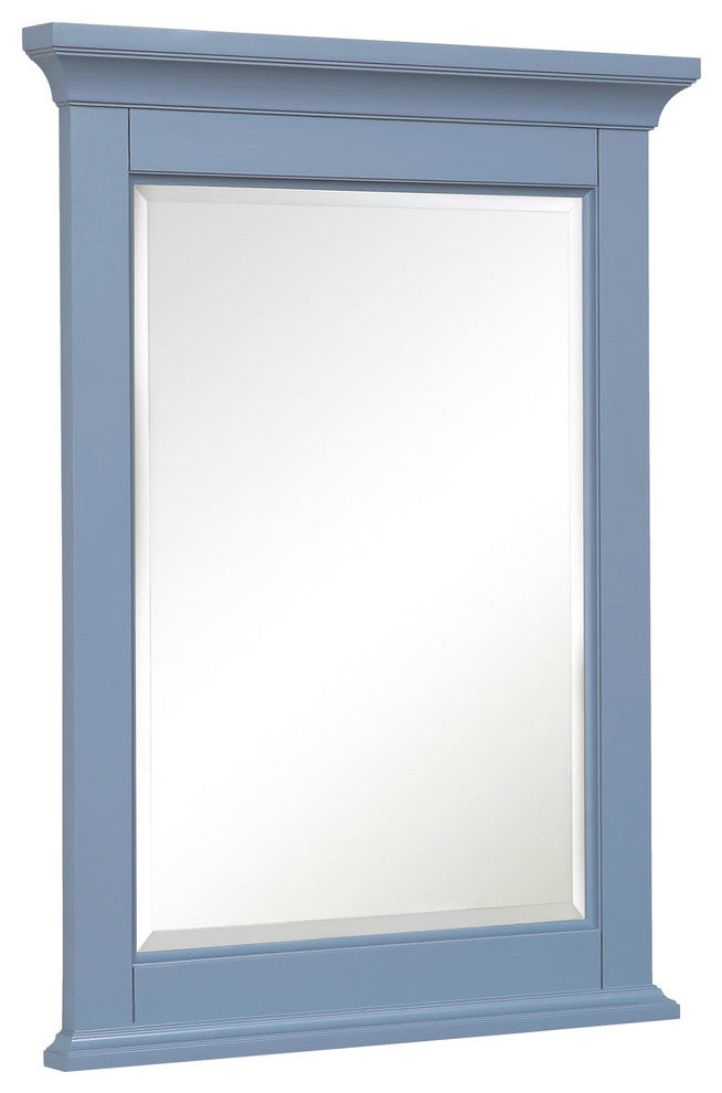 Newport 24" Wall Mirror, Powder Blue