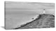 "Lighthouse Windmill Stawa Mlyny in Gray" Canvas Print