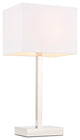 Elegant Decor Katherina 1-Light Polished Nickel Table Lamp