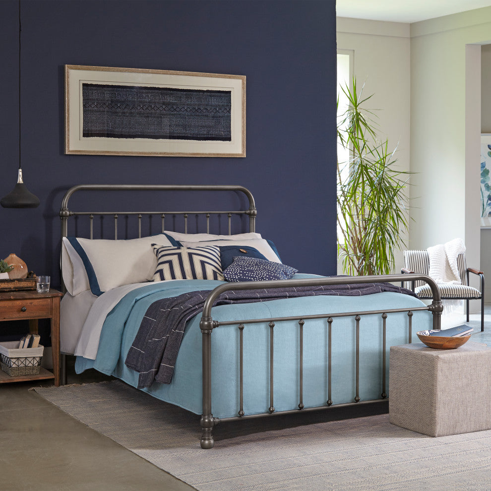 Hillsdale Kirkland Metal Queen Bed With Metal Frame