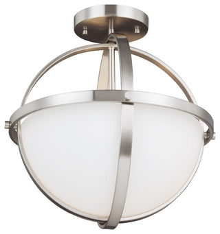 Generation Lighting Lighting 2-Light Semi-Flush Incandescent Convertible Pendant