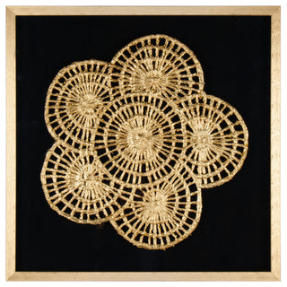 Golden Gold Shadow Box