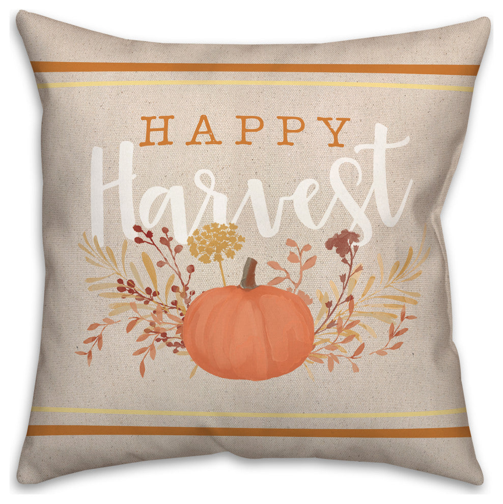 Happy Harvest 18x18 Indoor/Outdoor Pillow