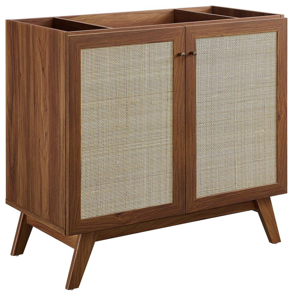Soma 36" Bathroom Vanity Cabinet (Sink Basin Not Included) - Walnut