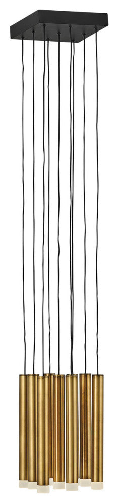 Fredrick Ramond Harmony Small Adjustable Pendant, Heritage Brass