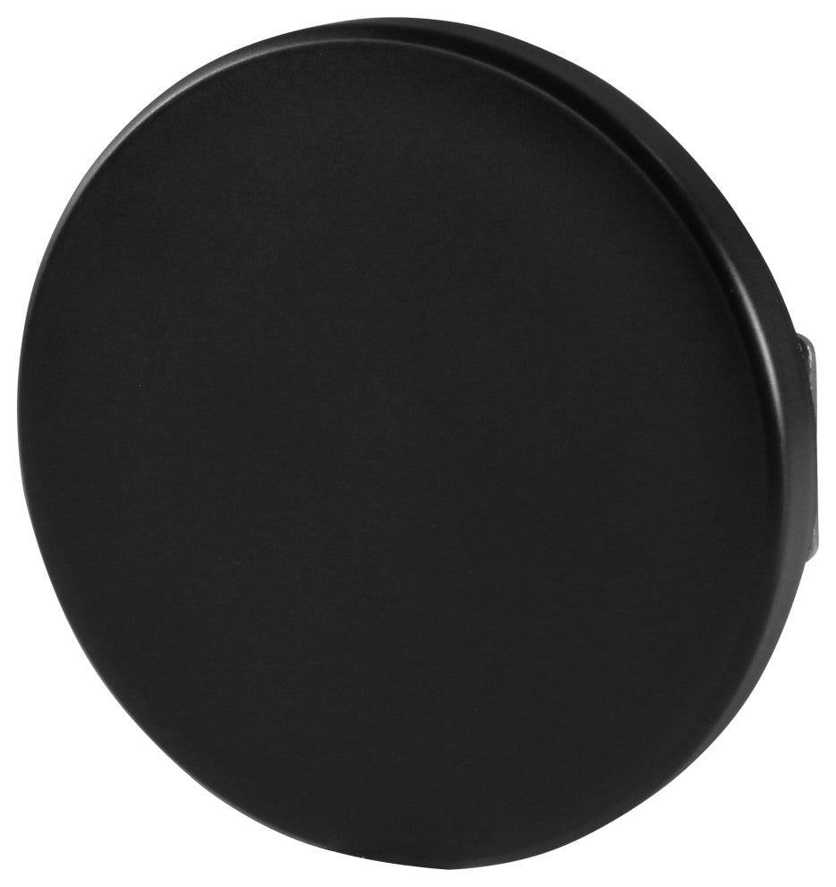 Illusionary Overflow 12" & 4" Sch. 40 PVC Bath Waste and Overflow Lift, Matte Black