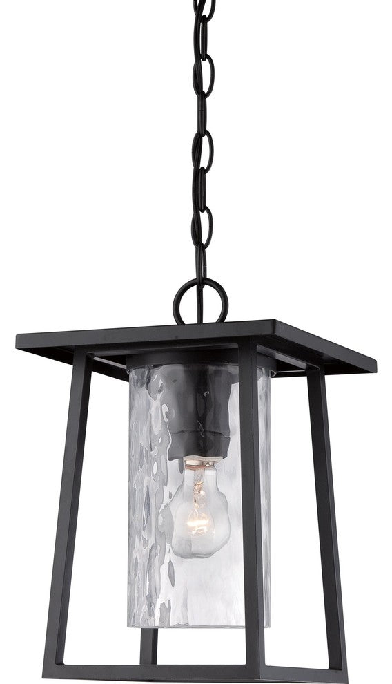 Quoizel LDG1909K One Light Outdoor Hanging Lantern Lodge Mystic Black
