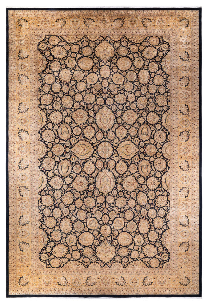 Mogul, One-of-a-Kind Hand-Knotted Area Rug Black, 12' 4" x 18' 7"