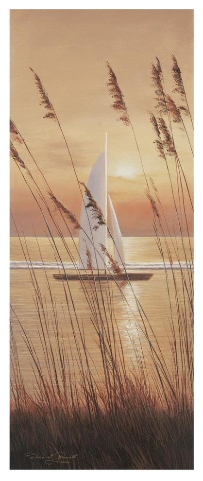 "At Last" Digital Paper Print by Diane Romanello, 14"x32"