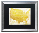 Color Bakery 'American Dream II', Silver Frame, Black Mat, 20x16