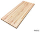 Custom Edge Grain Butcher Block Table Top, Island Top, Workbench, Desk Top, Maple, 30"x60"