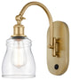 Innovations 518-1W-SG-G392 Ellery 1 Light 5.3" Sconce, Satin Gold