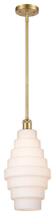 Innovations 516-1S-SG-G671-8-LED 1-Light Mini Pendant, Satin Gold
