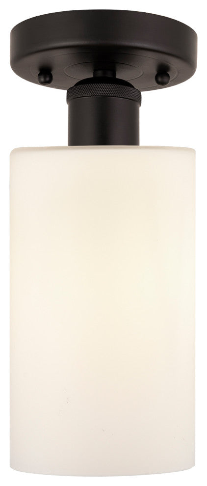 Innovations 616-1F-OB-G801 1 Light 3.875" Semi-Flush Mount, Oil Rubbed Bronze