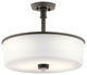 Pendant Semi Flush 3-Light, Olde Bronze