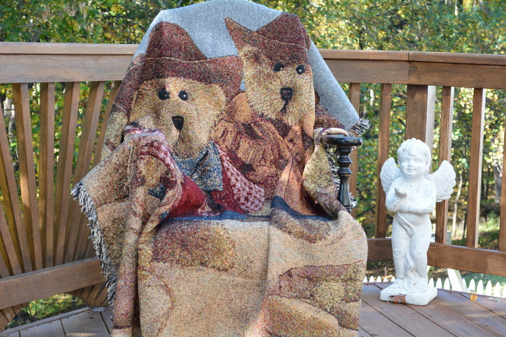 Tache Meanwhile In The West Woven Tapestry Throw Blanket, 50X60"