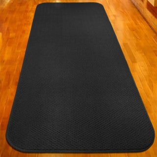 Skid-Resistant Carpet Runner Black, 27"x24'