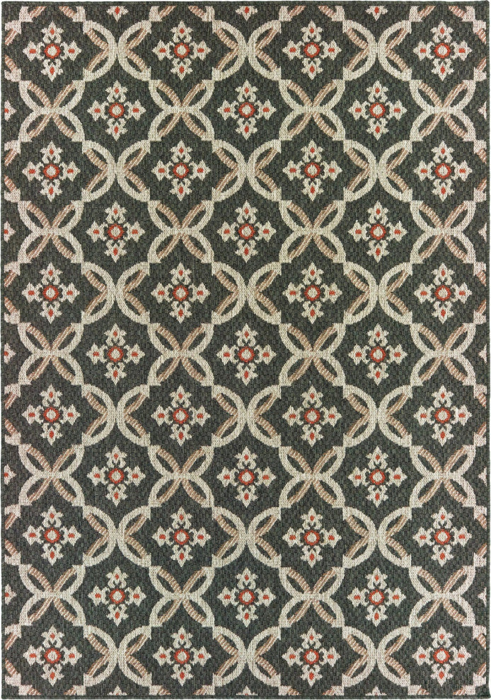 Latitude 1904K, Gray/Orange, 5'3"x7'3"