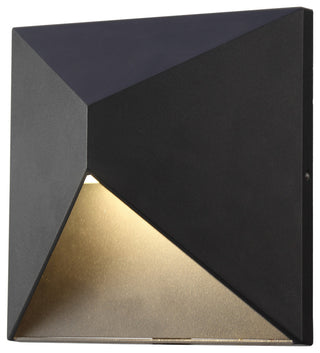 Elegant Lighting LDOD1101 8" LED Outdoor Wall Sconce - Black